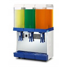 Aparat / Dozator Racitor Limonada si Suc Luke Junior 3x6 Lt Alb