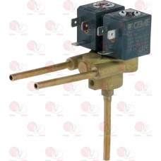 Electrvalvola dubla CEME.5934, 230/50-60 pentru aparate de granita SPM / GBG