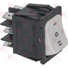 Intrerupator 3 poziti , |-O-|| , 16(4)A 250V , pentru aparate de granita Bras / Ugolini